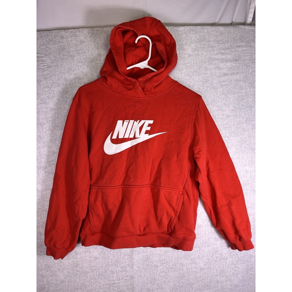 Nike Sportswear Club Fleece Big Kids' Hoodie University Red Size XL